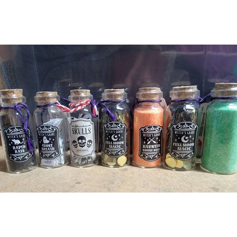 Target Bullseye Mini Potions Halloween  Bottles Set of 7 2021 Collection